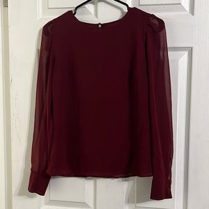 Dark Red/Maroon Blouse